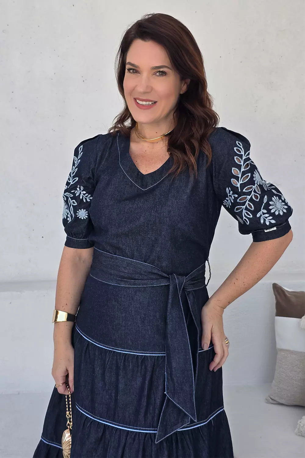 Vestido Jeans ju com Marias