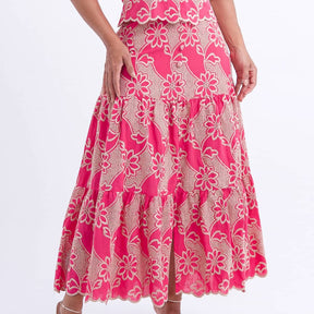 Conjunto Feminino Floral Rosa Isabela - FL10